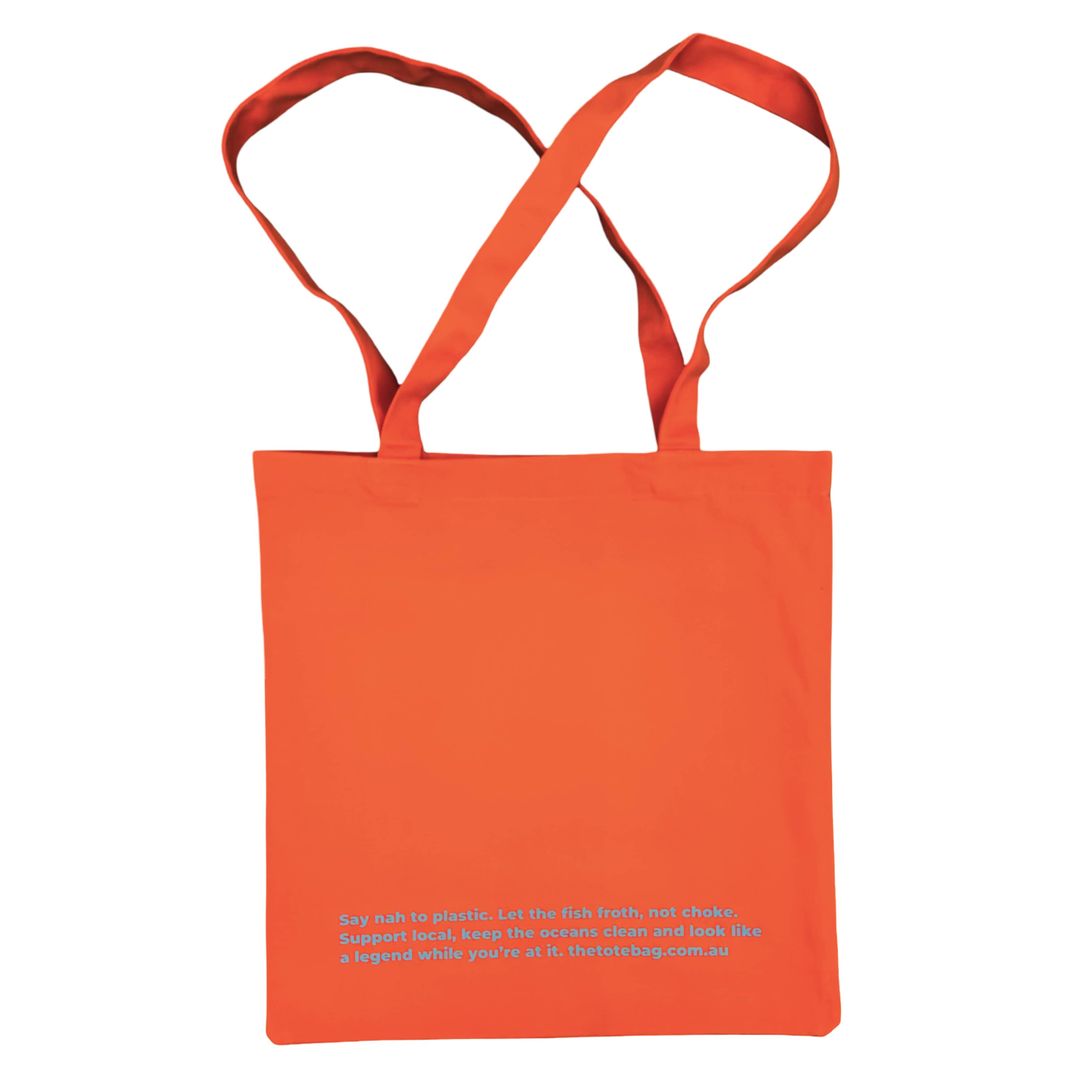 THE LITTLE BONDI | ORANGE WITH AQUA BLUE